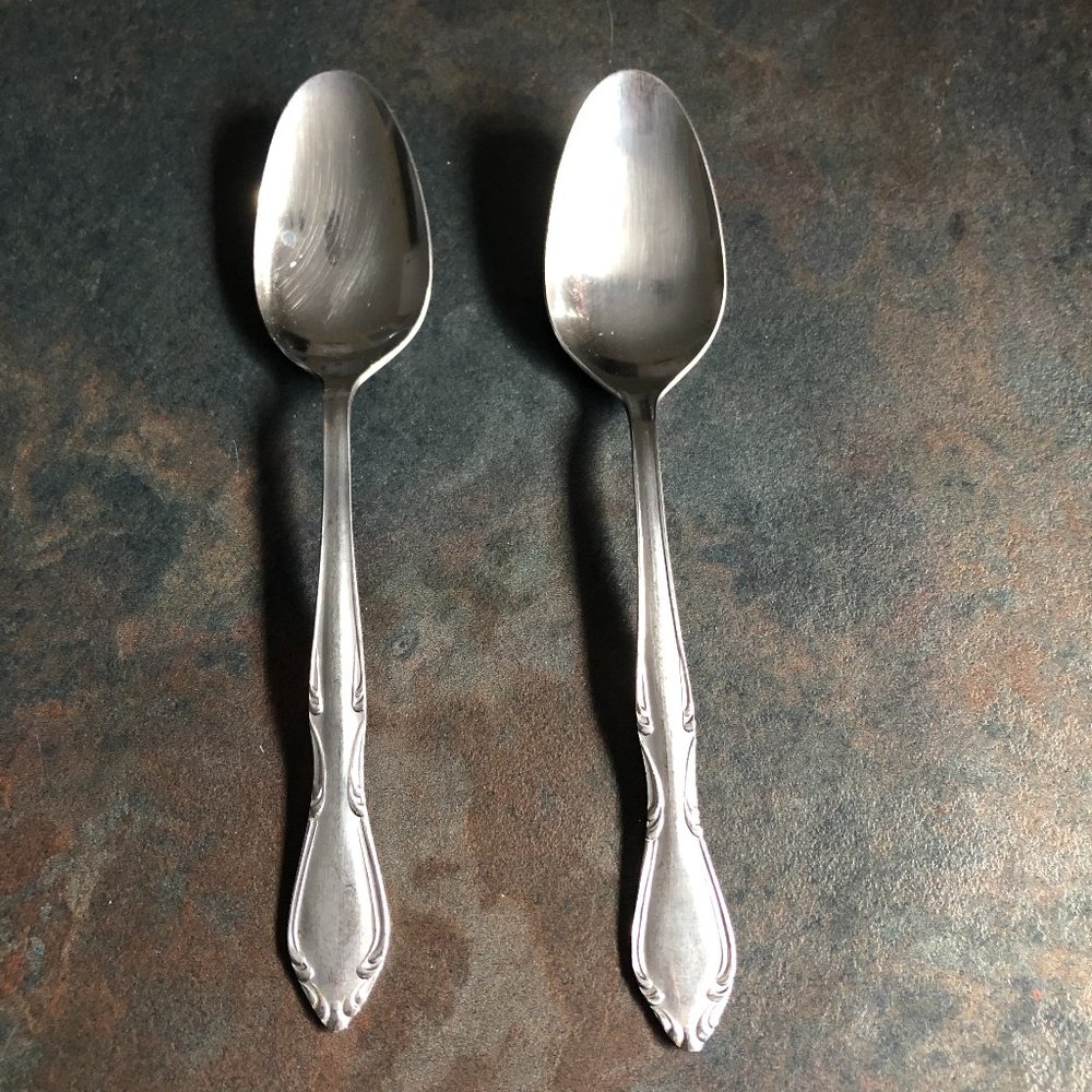2 for $10 🎁 Vintage Rogers Auberge Stainless 2 Tablespoons